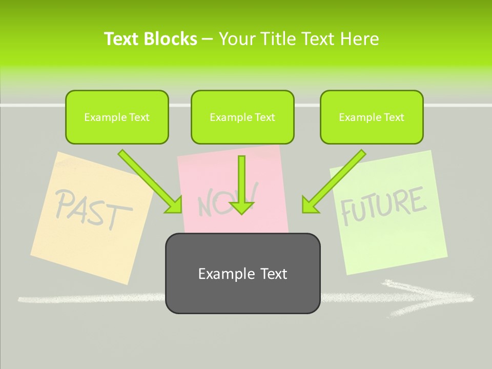Direction Arrow Erase PowerPoint Template