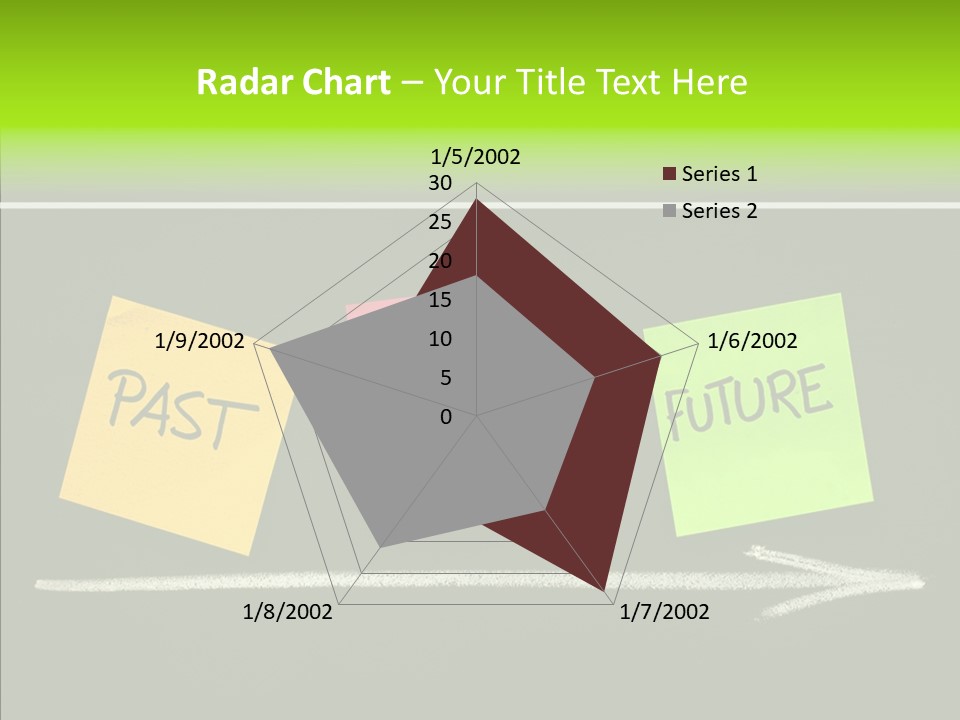 Direction Arrow Erase PowerPoint Template
