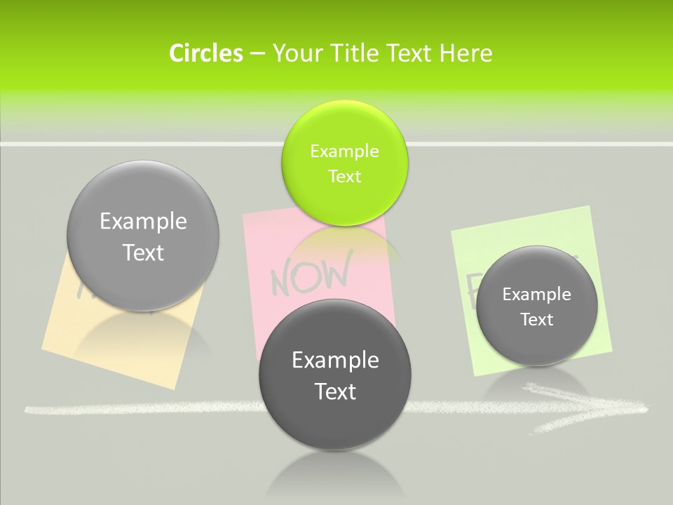 Direction Arrow Erase PowerPoint Template