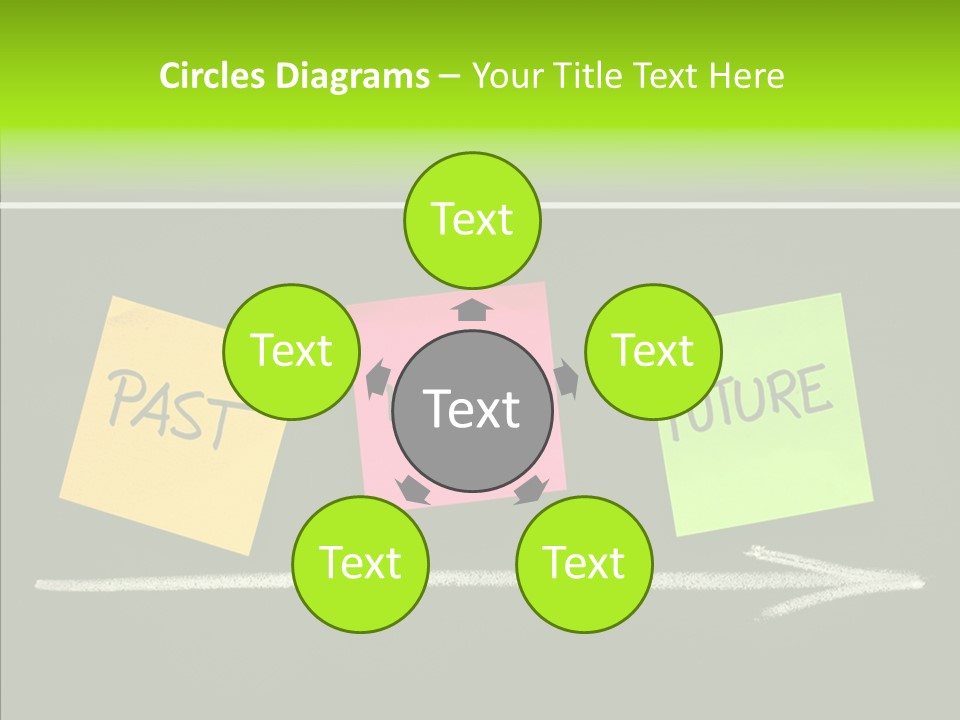 Direction Arrow Erase PowerPoint Template