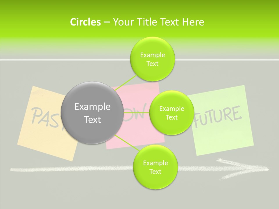 Direction Arrow Erase PowerPoint Template