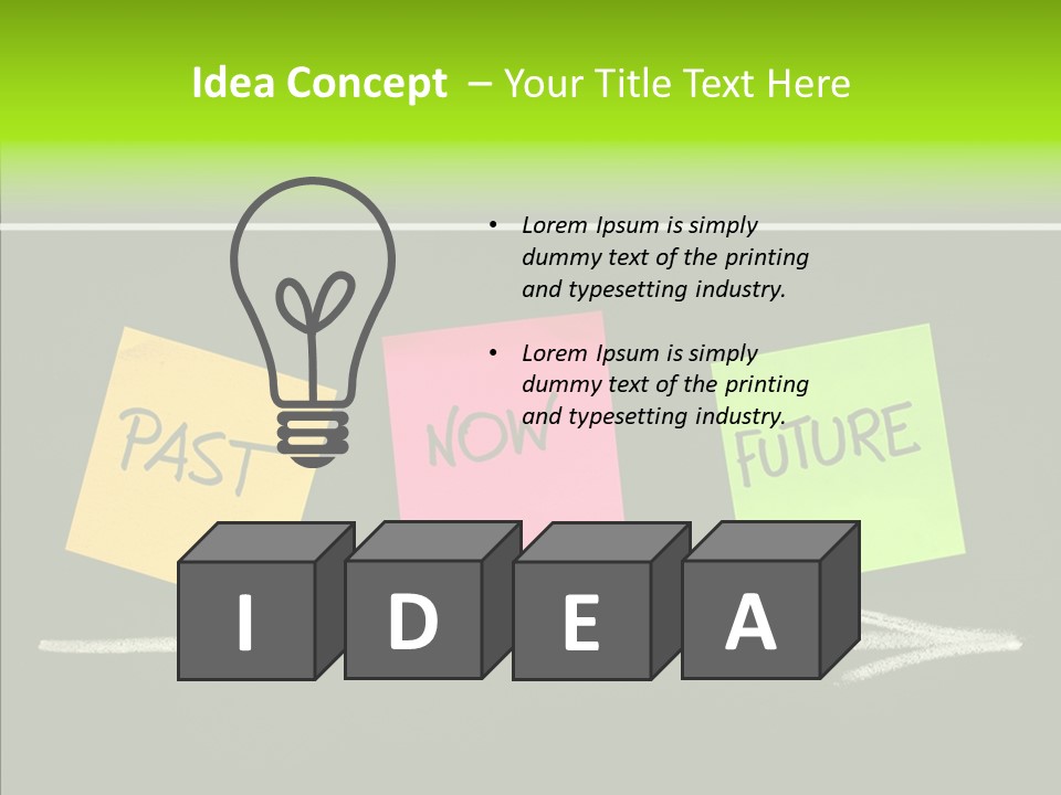 Direction Arrow Erase PowerPoint Template