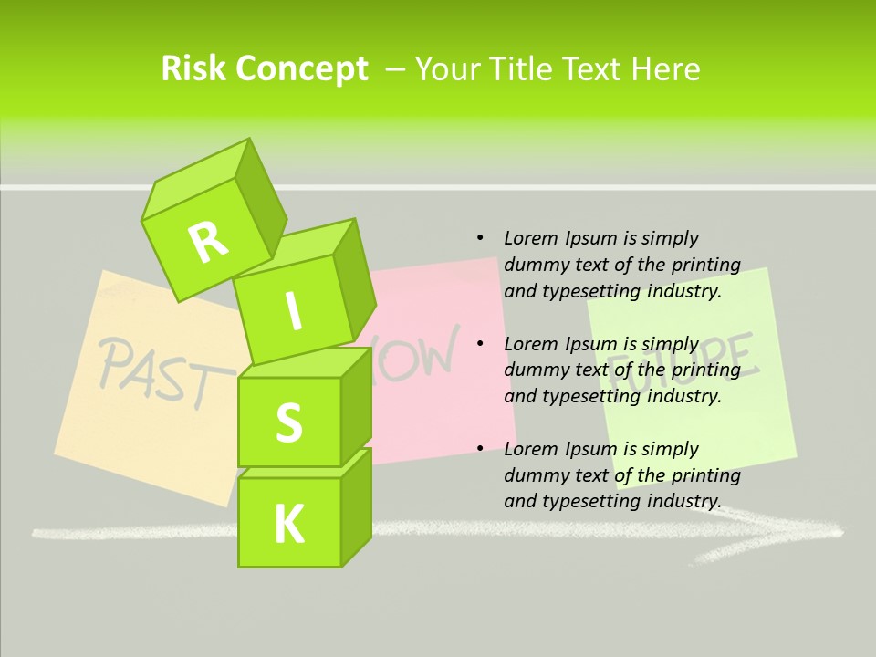 Direction Arrow Erase PowerPoint Template