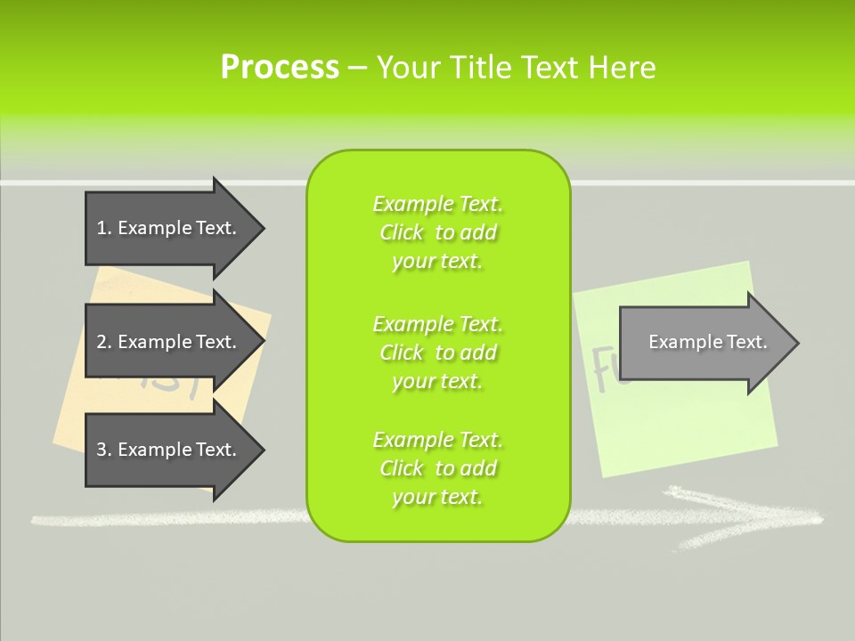 Direction Arrow Erase PowerPoint Template