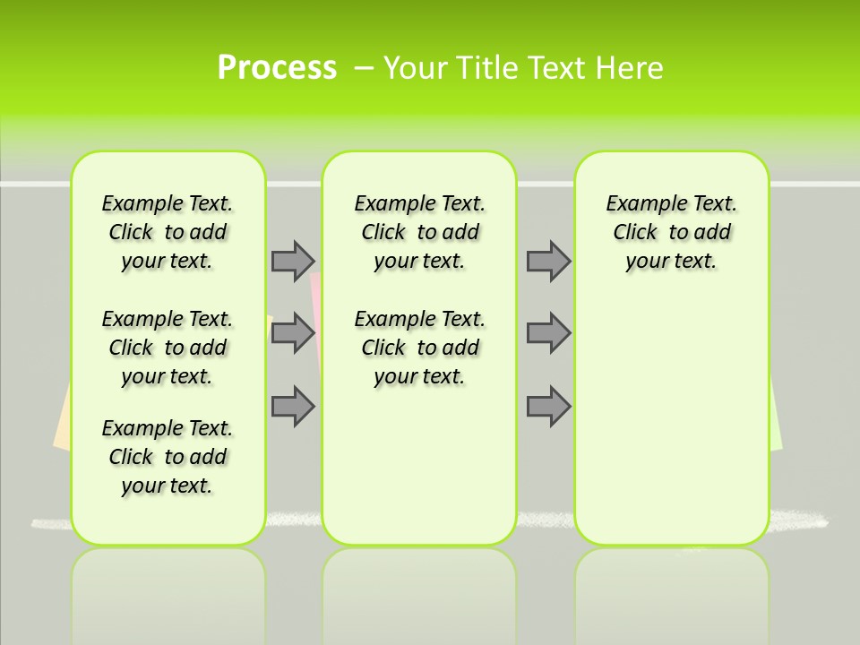 Direction Arrow Erase PowerPoint Template