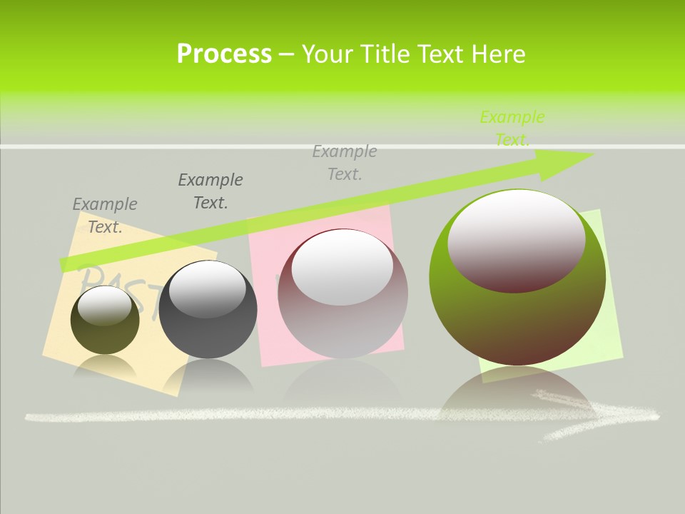 Direction Arrow Erase PowerPoint Template