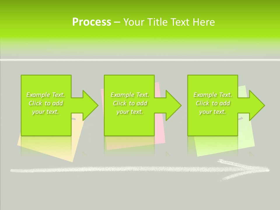 Direction Arrow Erase PowerPoint Template