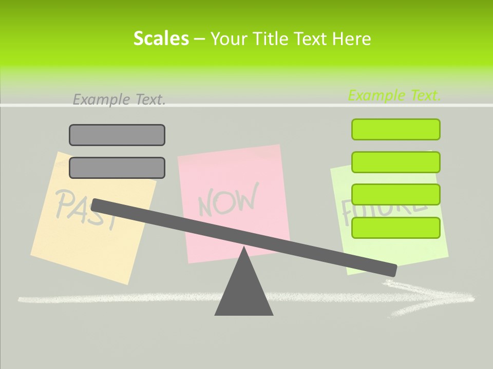 Direction Arrow Erase PowerPoint Template