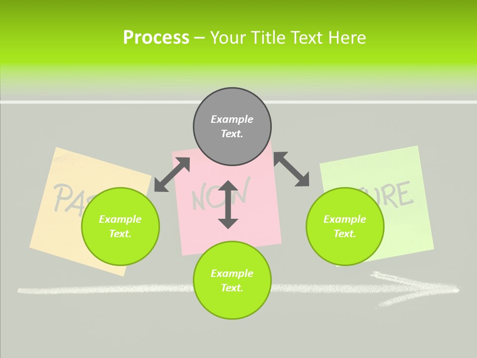 Direction Arrow Erase PowerPoint Template