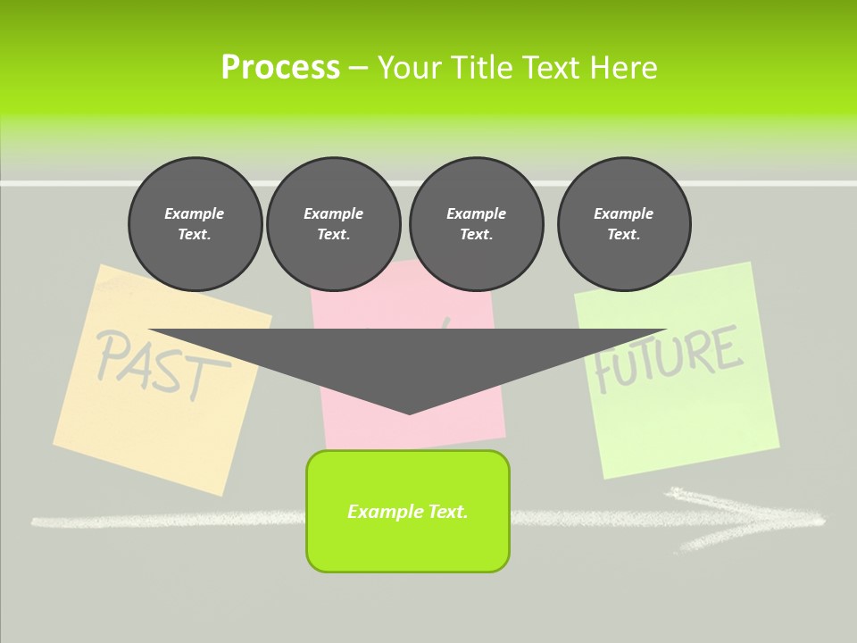 Direction Arrow Erase PowerPoint Template