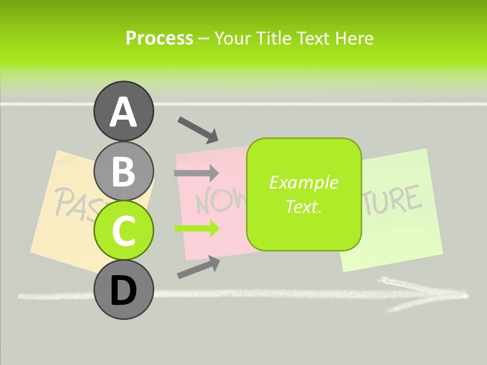 Direction Arrow Erase PowerPoint Template