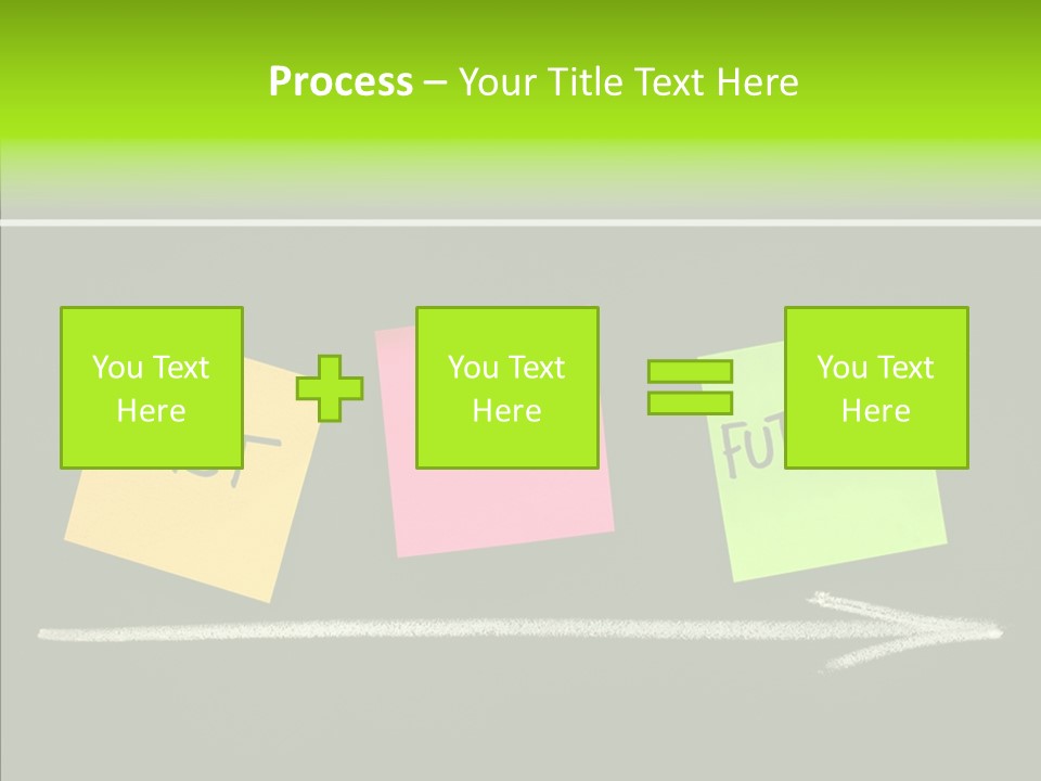 Direction Arrow Erase PowerPoint Template