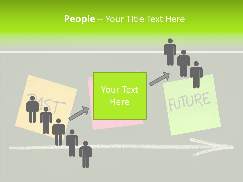 Direction Arrow Erase PowerPoint Template