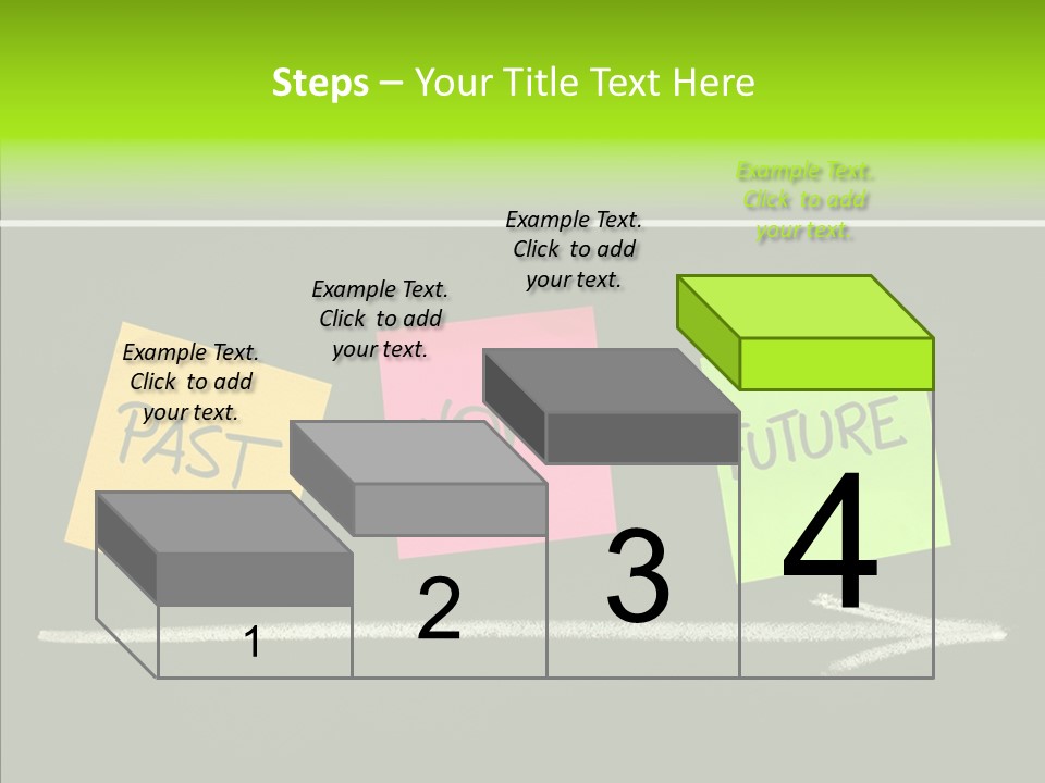 Direction Arrow Erase PowerPoint Template