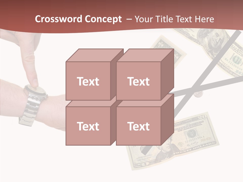 Arm Salary Office PowerPoint Template