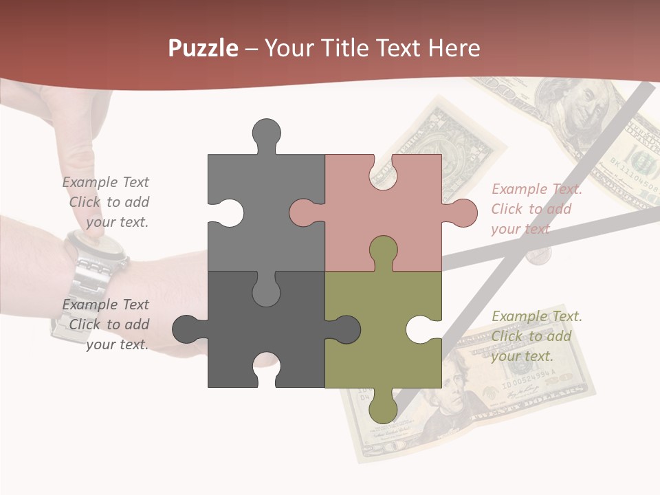 Arm Salary Office PowerPoint Template