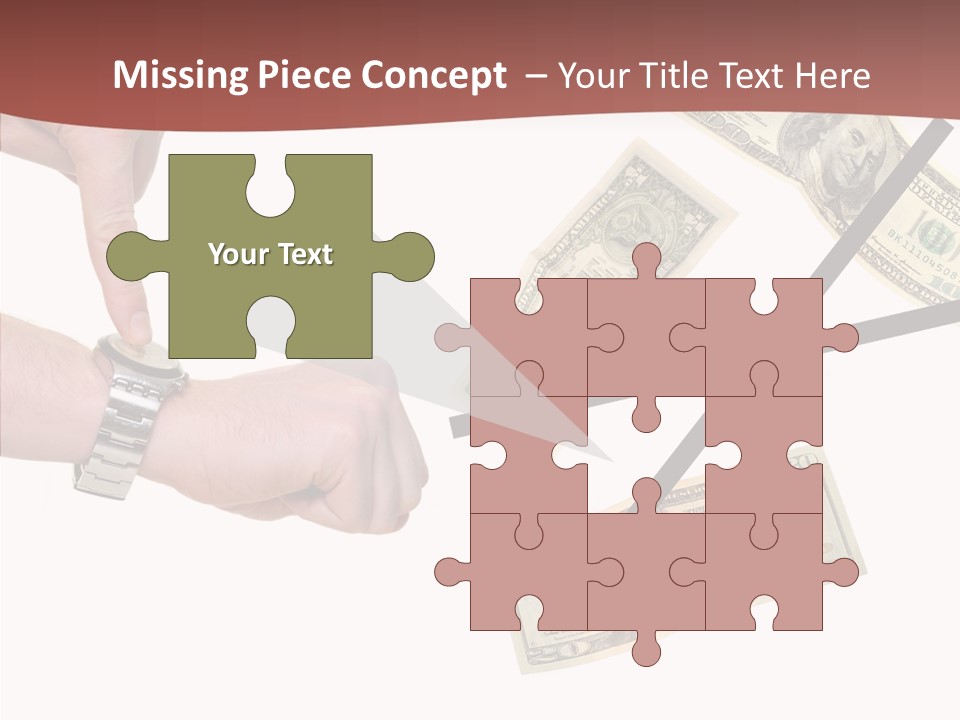 Arm Salary Office PowerPoint Template