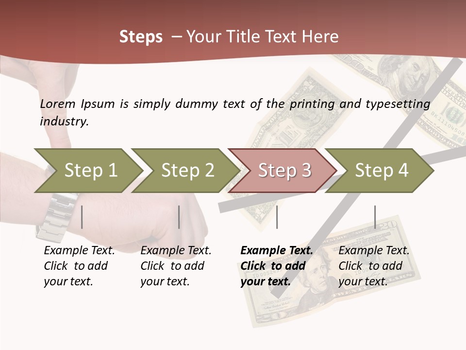 Arm Salary Office PowerPoint Template