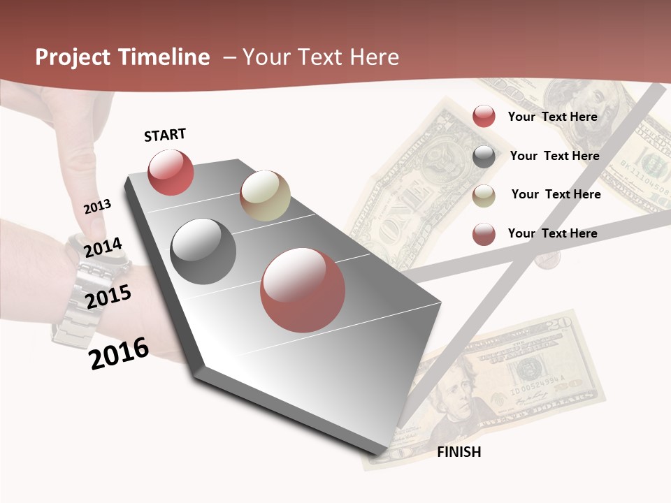 Arm Salary Office PowerPoint Template