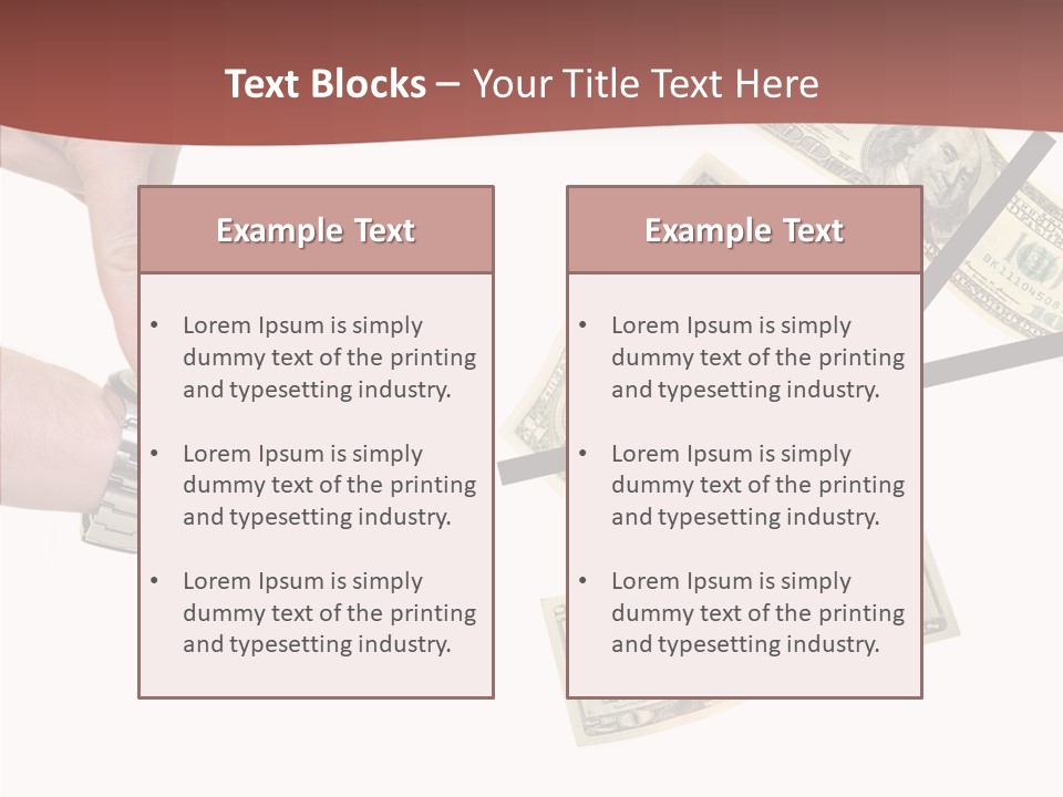 Arm Salary Office PowerPoint Template