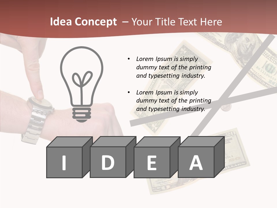 Arm Salary Office PowerPoint Template