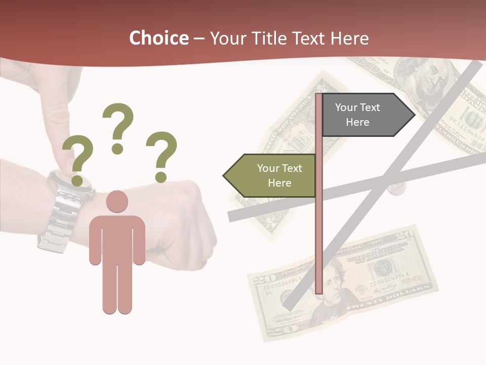 Arm Salary Office PowerPoint Template