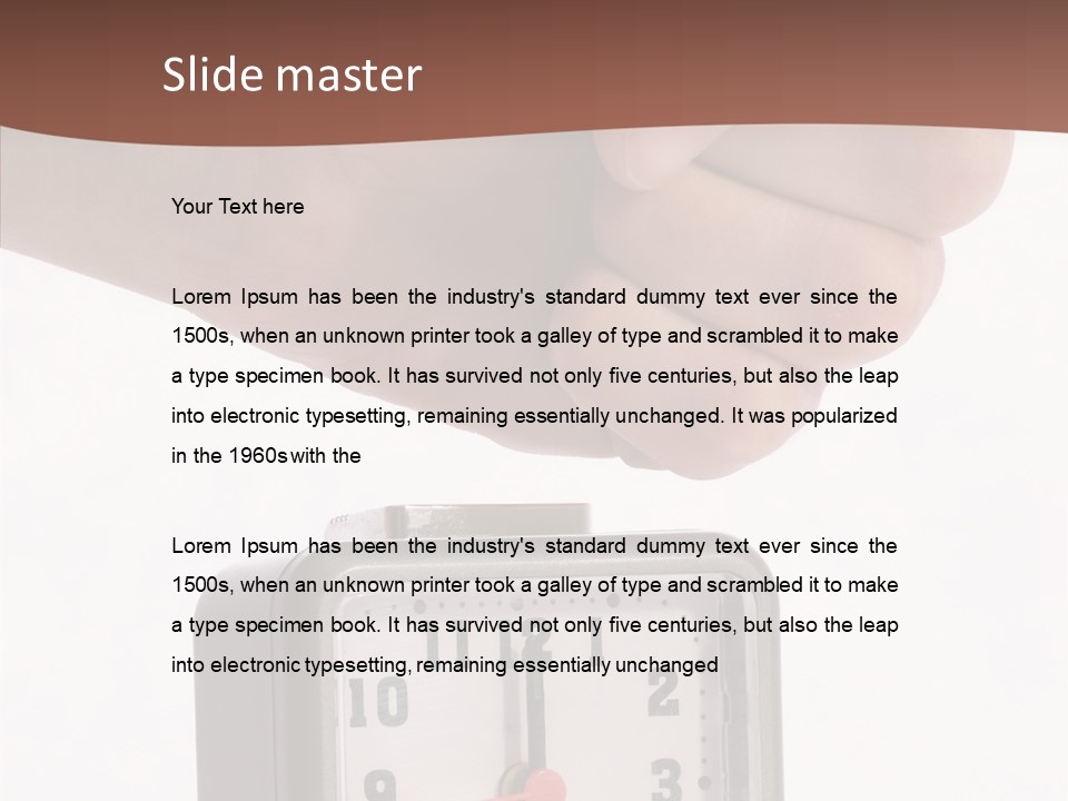 Ring Wake Get PowerPoint Template