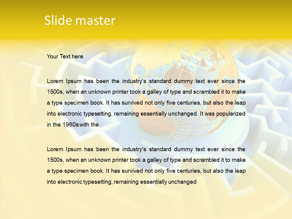 Way Lost Concept PowerPoint Template