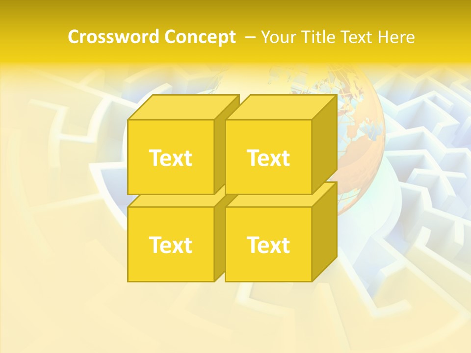 Way Lost Concept PowerPoint Template