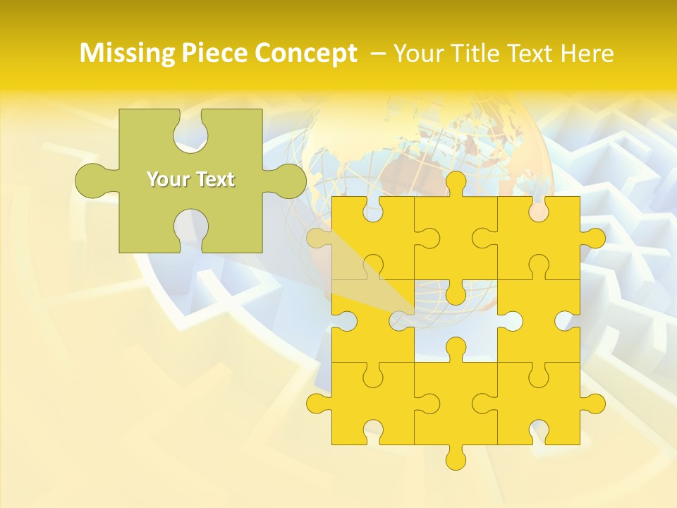 Way Lost Concept PowerPoint Template