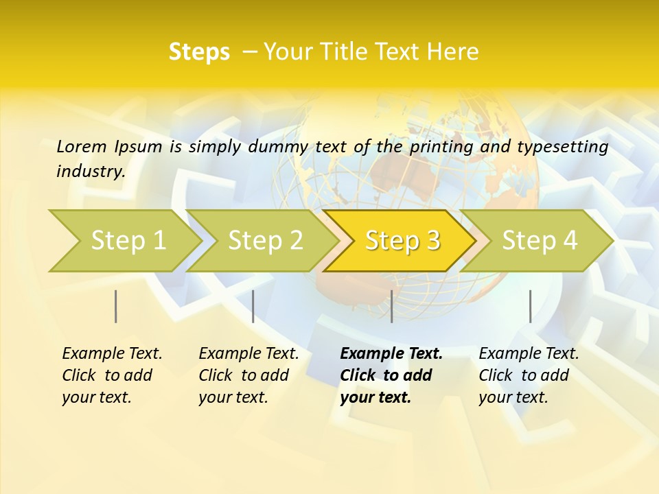 Way Lost Concept PowerPoint Template