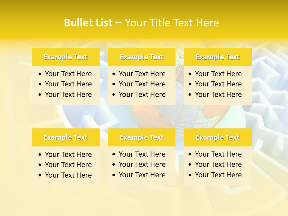 Way Lost Concept PowerPoint Template