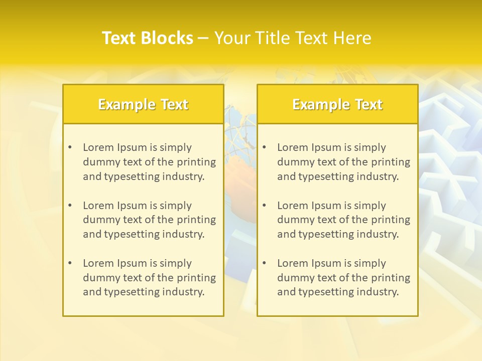 Way Lost Concept PowerPoint Template
