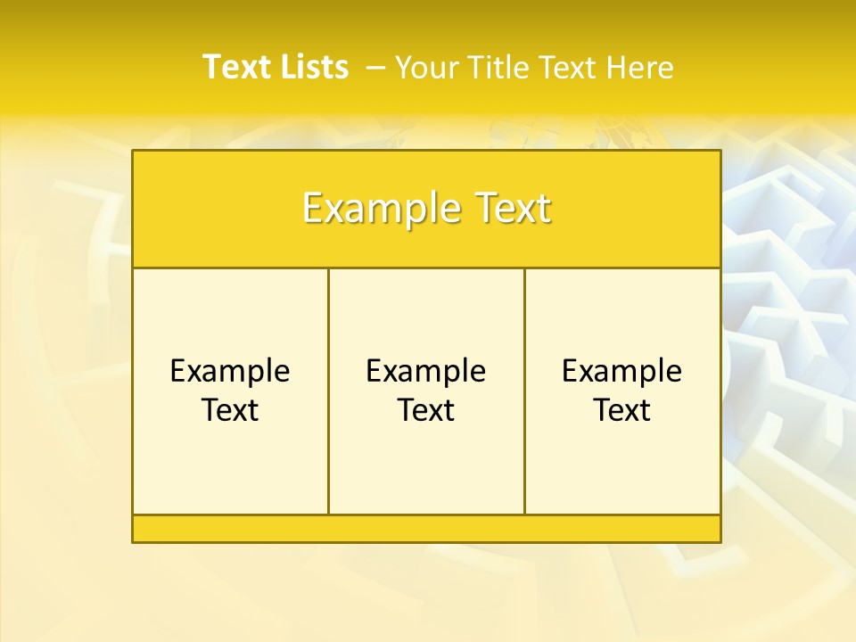 Way Lost Concept PowerPoint Template