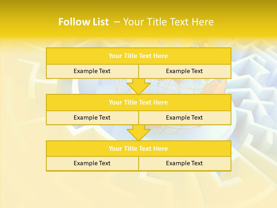 Way Lost Concept PowerPoint Template