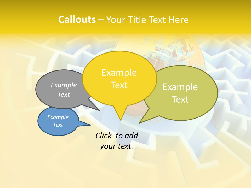 Way Lost Concept PowerPoint Template