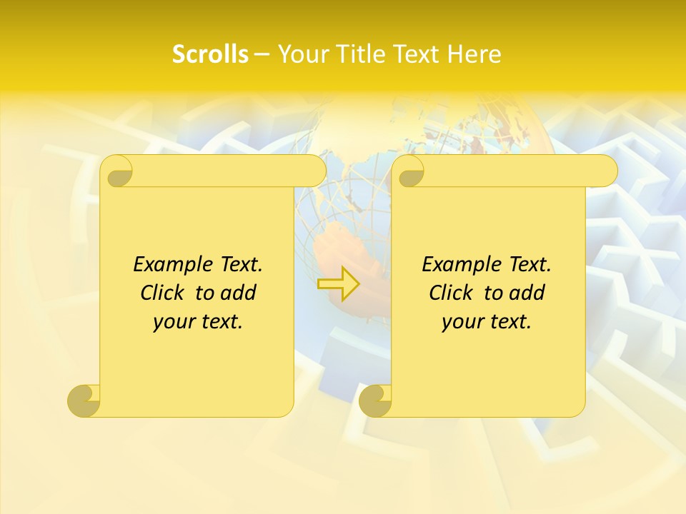 Way Lost Concept PowerPoint Template