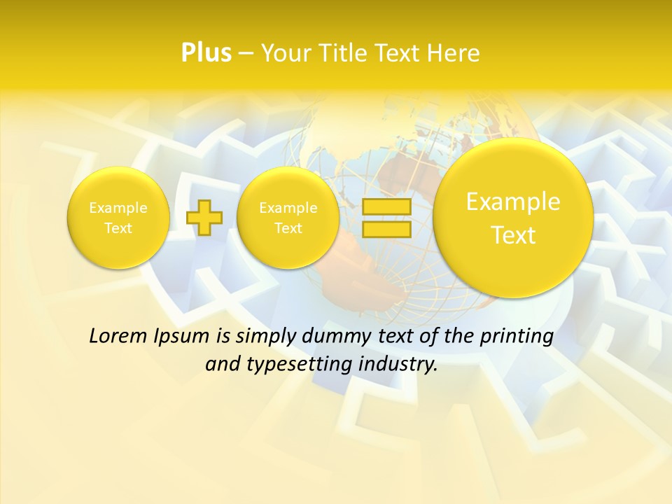 Way Lost Concept PowerPoint Template