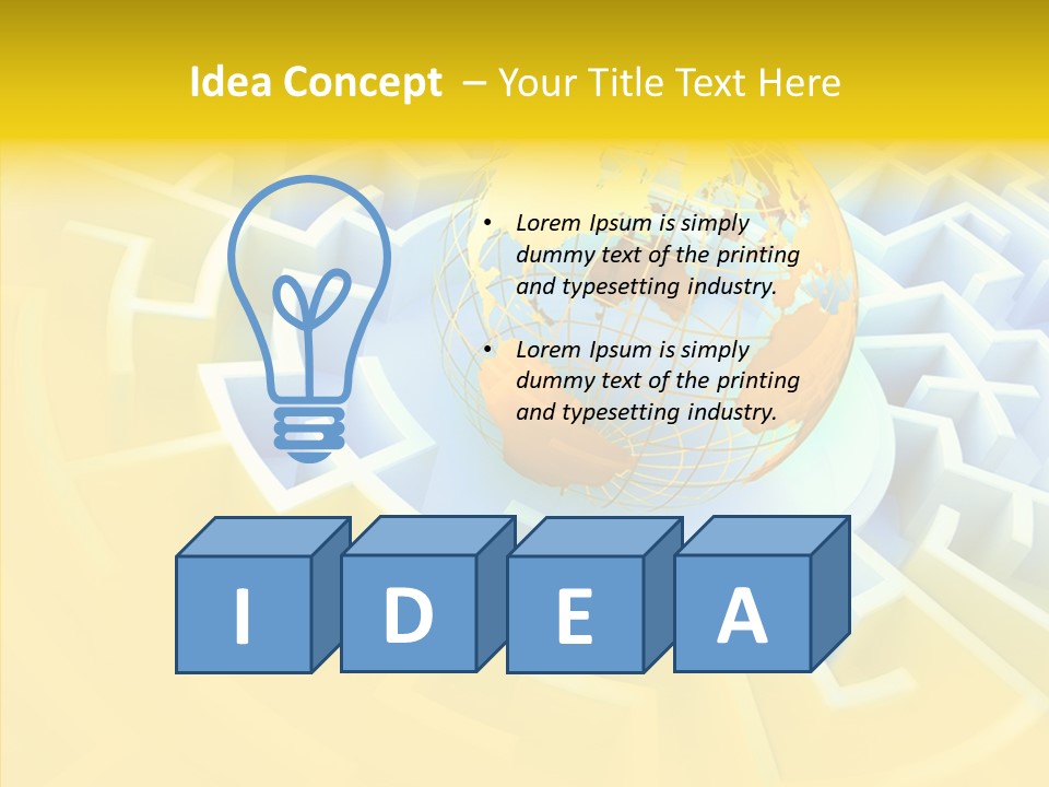 Way Lost Concept PowerPoint Template