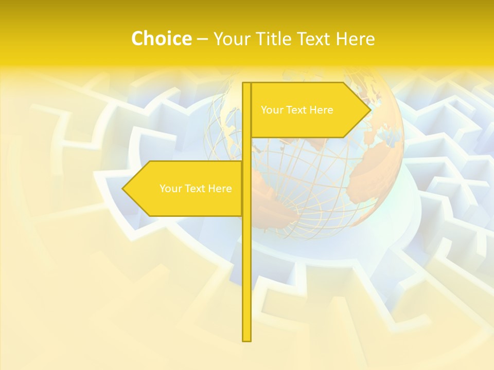 Way Lost Concept PowerPoint Template