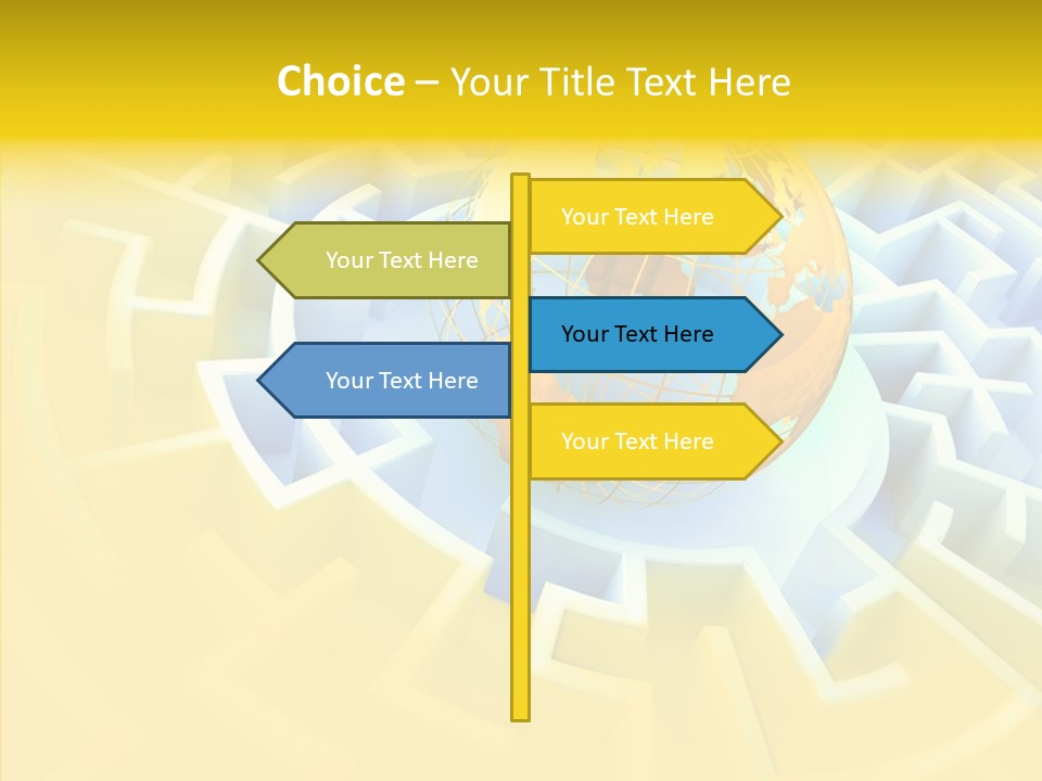 Way Lost Concept PowerPoint Template