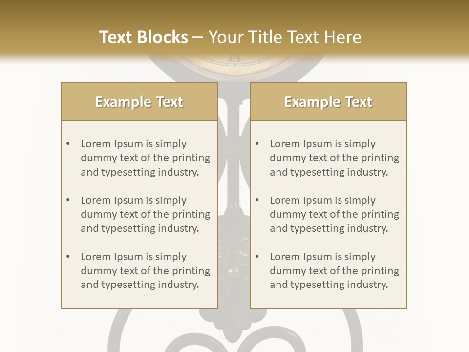 Hour Concept Hands PowerPoint Template