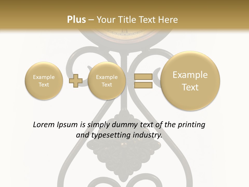 Hour Concept Hands PowerPoint Template