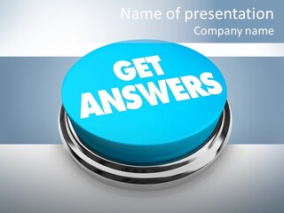 Background Inquiry Message PowerPoint Template