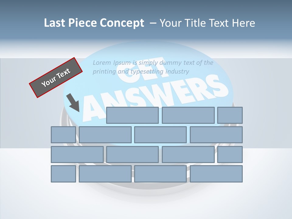 Background Inquiry Message PowerPoint Template