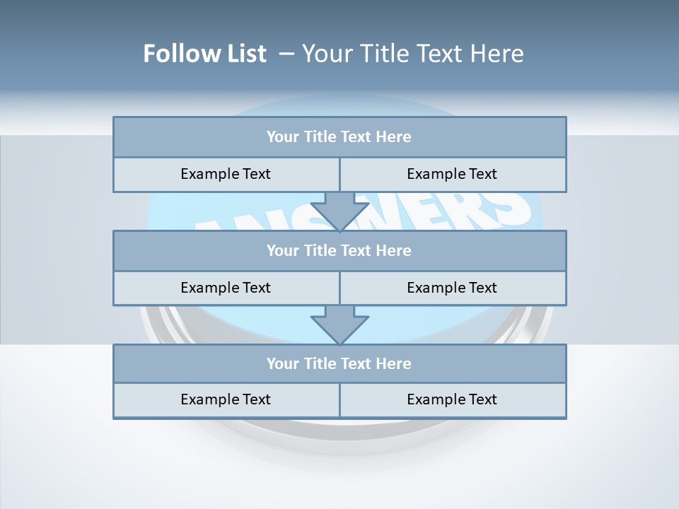 Background Inquiry Message PowerPoint Template