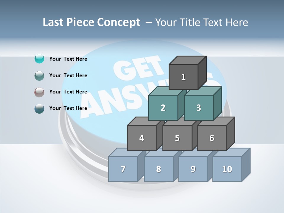Background Inquiry Message PowerPoint Template