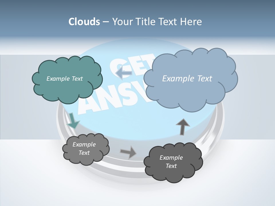 Background Inquiry Message PowerPoint Template
