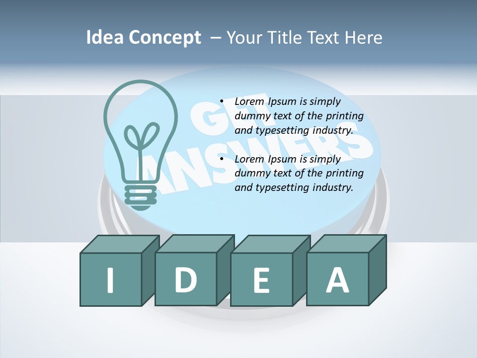 Background Inquiry Message PowerPoint Template