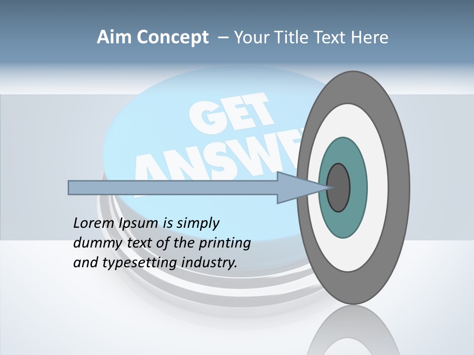 Background Inquiry Message PowerPoint Template